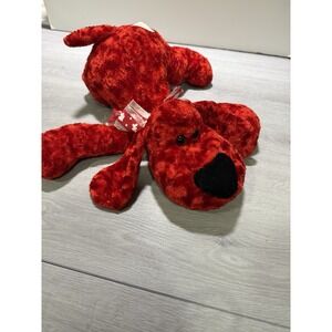 VTG Dan Dee Collectors Choice 16" Red Dog Beanie Plush Stuffed Animal